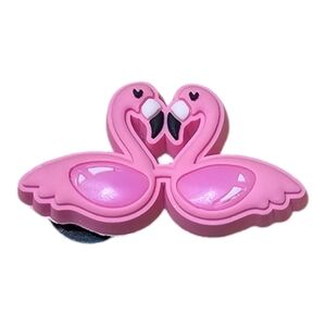 Flamingos Croc Charm